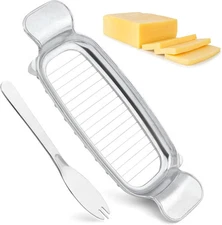 Stainless Steel Butter Cutter, Cheese Slicer Cutter, Butter Fork, Multipurpose
