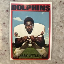 Topps 1972 Larry Little #240 Miami Dolphins Rookie Base Set NFL Football Card. rookie card picture