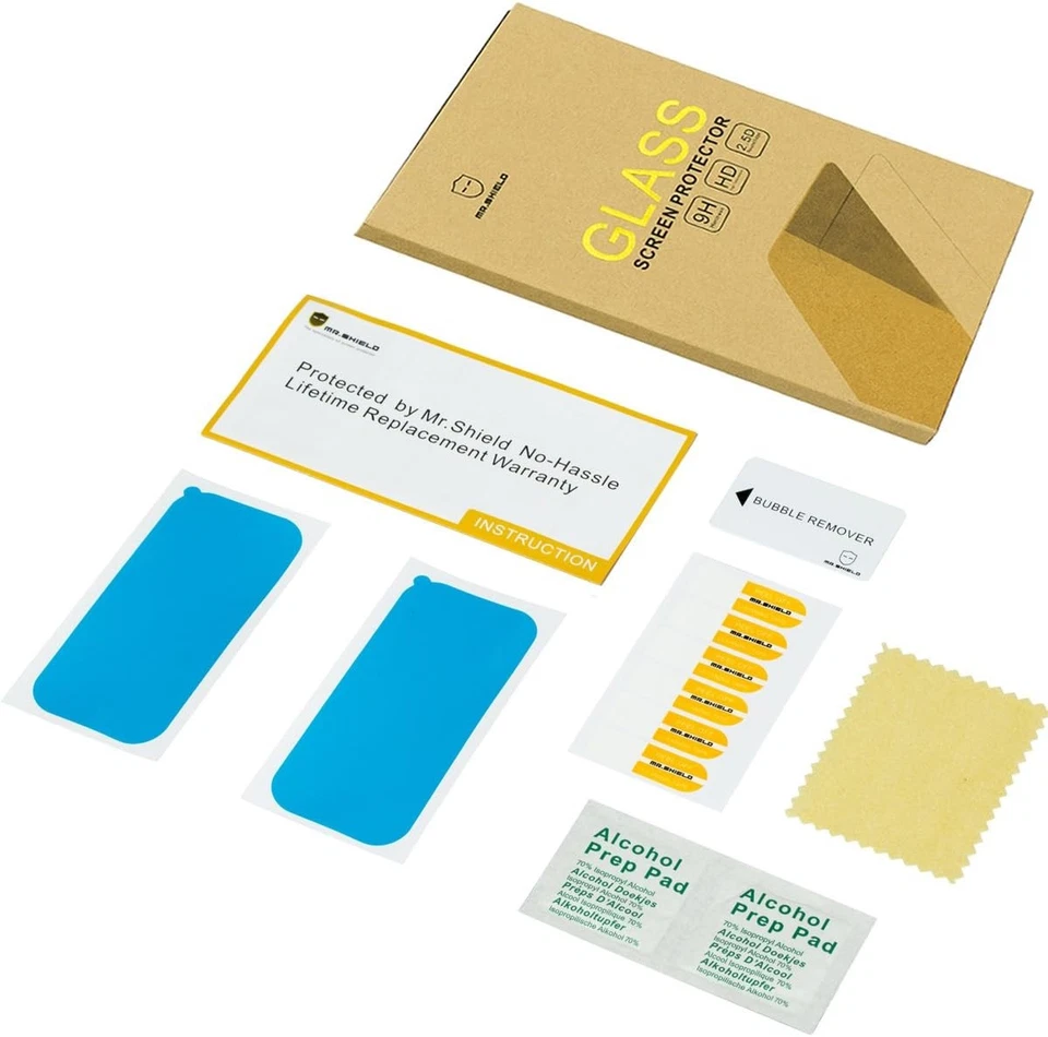 Mr.Shield [3-PACK] Designed For Samsung Galaxy S10e [Tempered Glass] clear  Foto 4 de 4