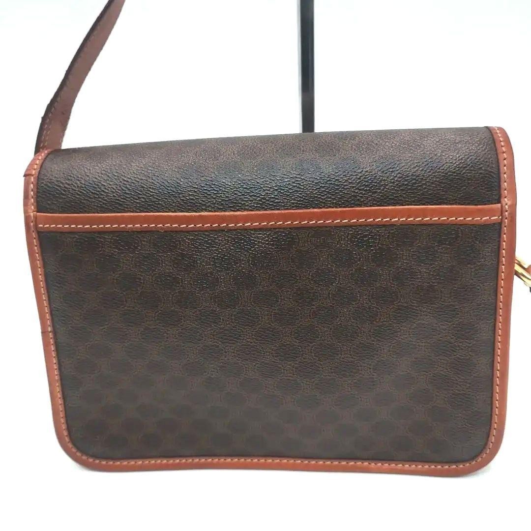 CELINE Shoulder Bag Macadam Pattern Old Celine Fr… - image 3
