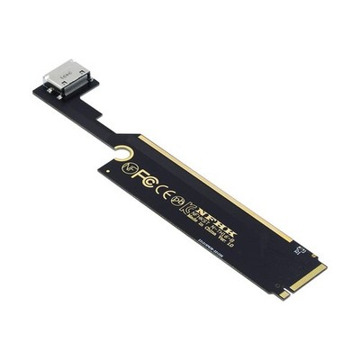 PCI-E 3.0 M.2 M-Key to Oculink SFF-8612 Host Adapter for External Graphics