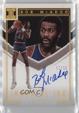 2022-23 Panini Impeccable Immortal Ink Holo Gold /10 Bob McAdoo #II-BMD Auto HOF