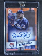 2024 Topps Big League #BEO-NE Nathan Eovaldi  Electric Orange Auto 250013