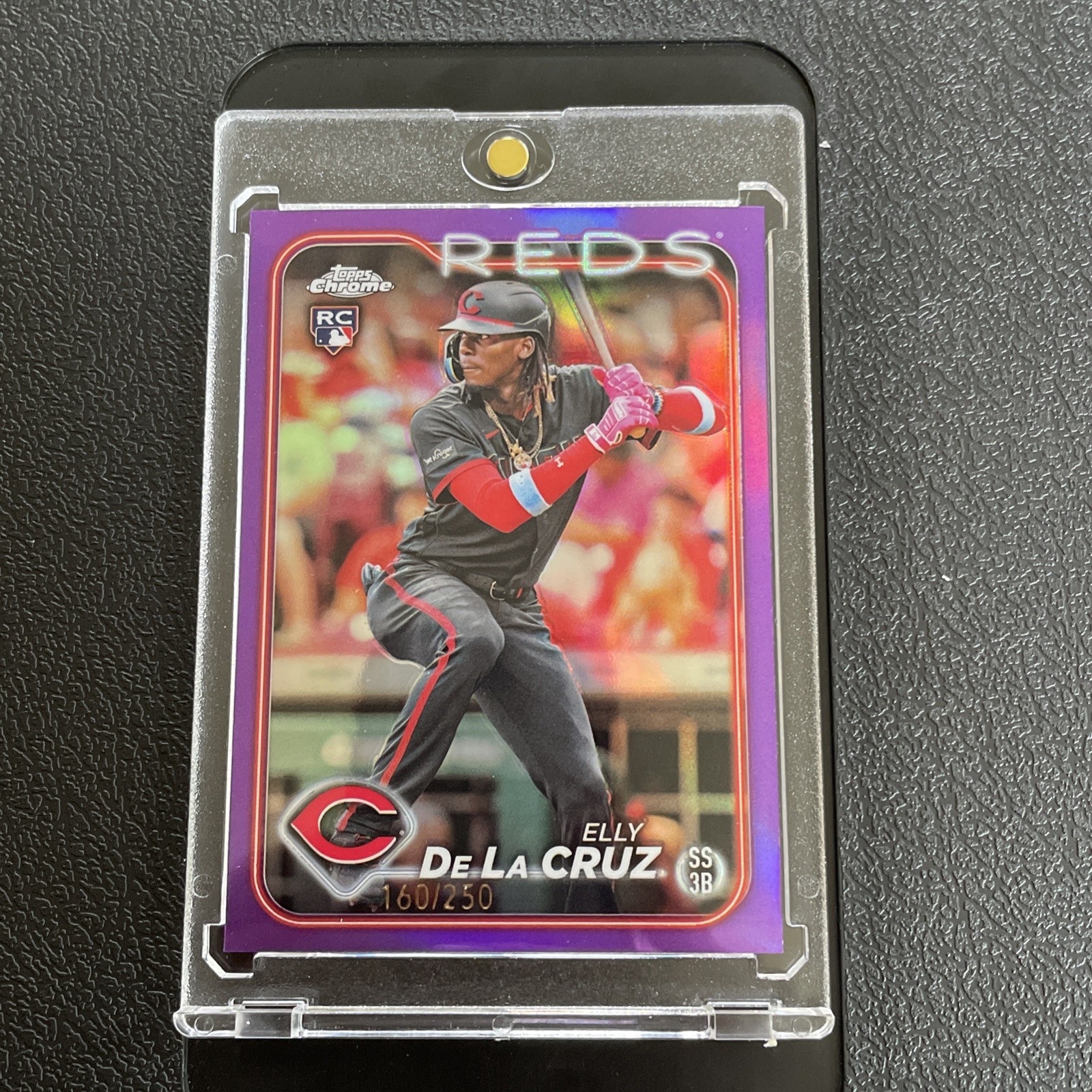 Elly De La Cruz 2024 Topps Chrome #44 Purple Refractor /250 Price
