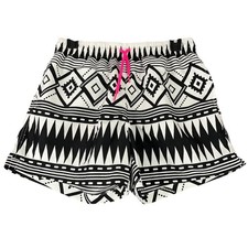 Chubbies The Aztec Swim Trunks Geometric Aztec Print Black White Mens Medium