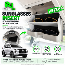 Dual Sunglass Holder Insert - Mitsubishi Pajero Sport 2016 - 2025 Qe Qf Qg Dual Sunglass Holder Insert - Mitsubishi Pajero Sport 2016 - 2025 Qe Qf Qg