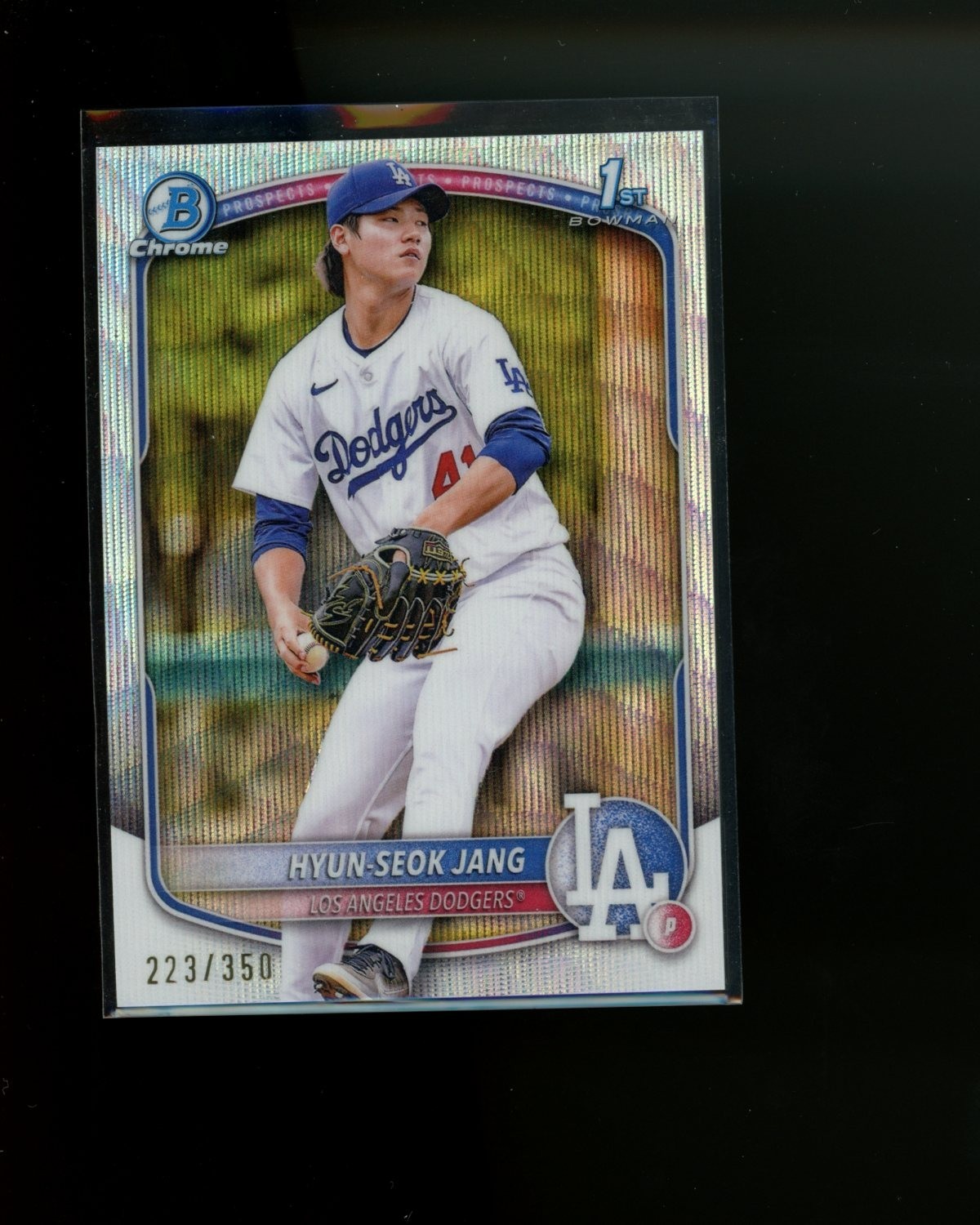 2025 Bowman Chrome Wave Refractor #BCP51 Hyun-Seok Jang #d 223/350 1st