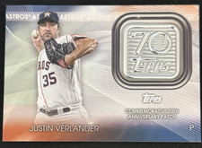 2021 Topps Update Series - Topps 70th Anniversary Manufactured Logo Patches