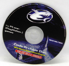 Game Shark Code Archive Disc For PS1 Playstation One PSone Disc only Tested