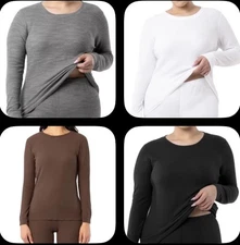 Womens Ever Soft Fruit ofthe Loom Waffle Crew Thermal Top Or Pant, Size XS - 3XL