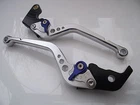 Yamaha XT1200ZE (2012-2020), CNC levers long silver/blue adjusters, F16/C777