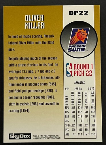 1992-93 Skybox - NBA Draft Pick - Singles - YOU PICK - VG / EX / NM-MT - Picture 53 of 63