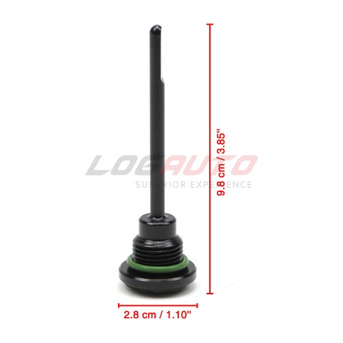 For Harley Softail 1987-06 Dyna 1987-05 Dipstick Transmission Filler Plug Black - Picture 3 of 10
