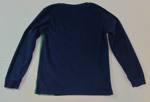 Jurassic World Kids Boys Dinosaurs Fleece Long Sleeve Top Blue/Green Sz 10/12 - Picture 6 of 13