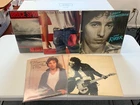 VINTAGE VINYL RECORD COLLECTION LOT of 5 LPs Albums Bruce Springsteen Born USA