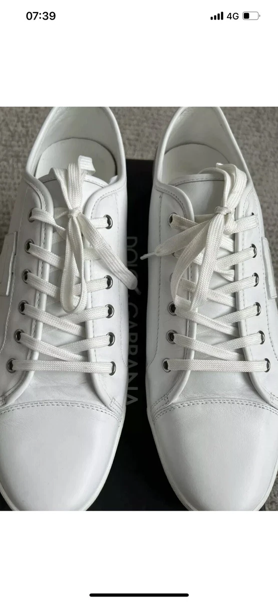 Dolce gabbana deals white trainers