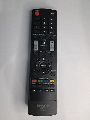 Sharp GJ221  LCD TV Television Replacement Remote Control Tested