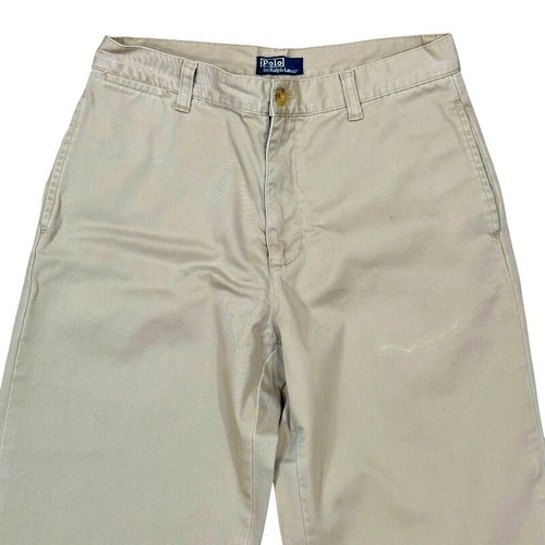 Polo Ralph Lauren Boys Khaki Chino Pants 28 x 28 Size 14 Church School Uniform - Picture 2 of 8