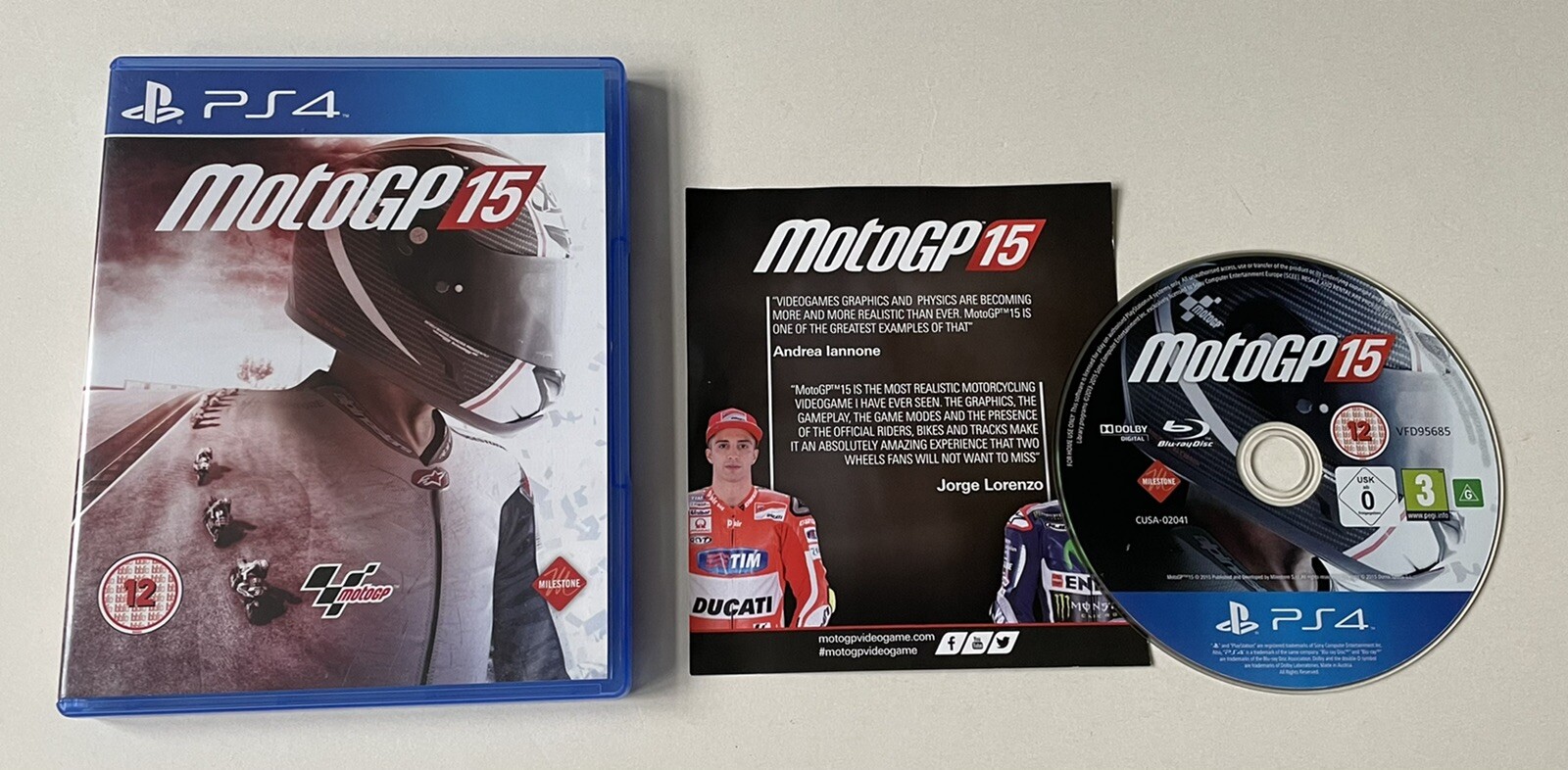 Moto GP 15 Motorcycle Sony PlayStation 4 PS4 PAL Boxed