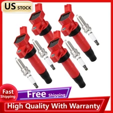 Ignition Coils & Iridium Spark Plugs for KIA Rondo Forte Optima Sportage 2.4L L4