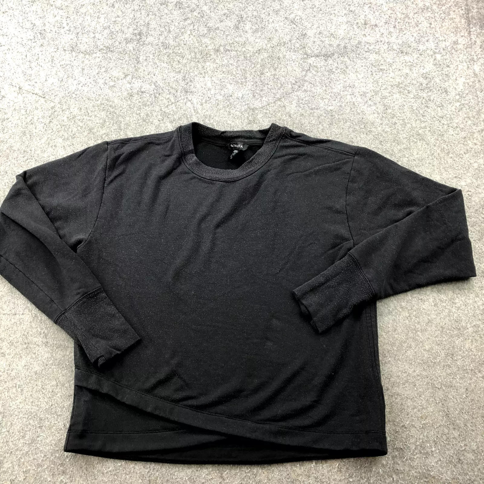 athleta long sleeve gym casual workout sweatshirt