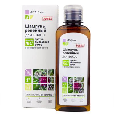 Shampoo ''Burdock''  against hair loss 200 ml Шампунь  против выпадения волос 