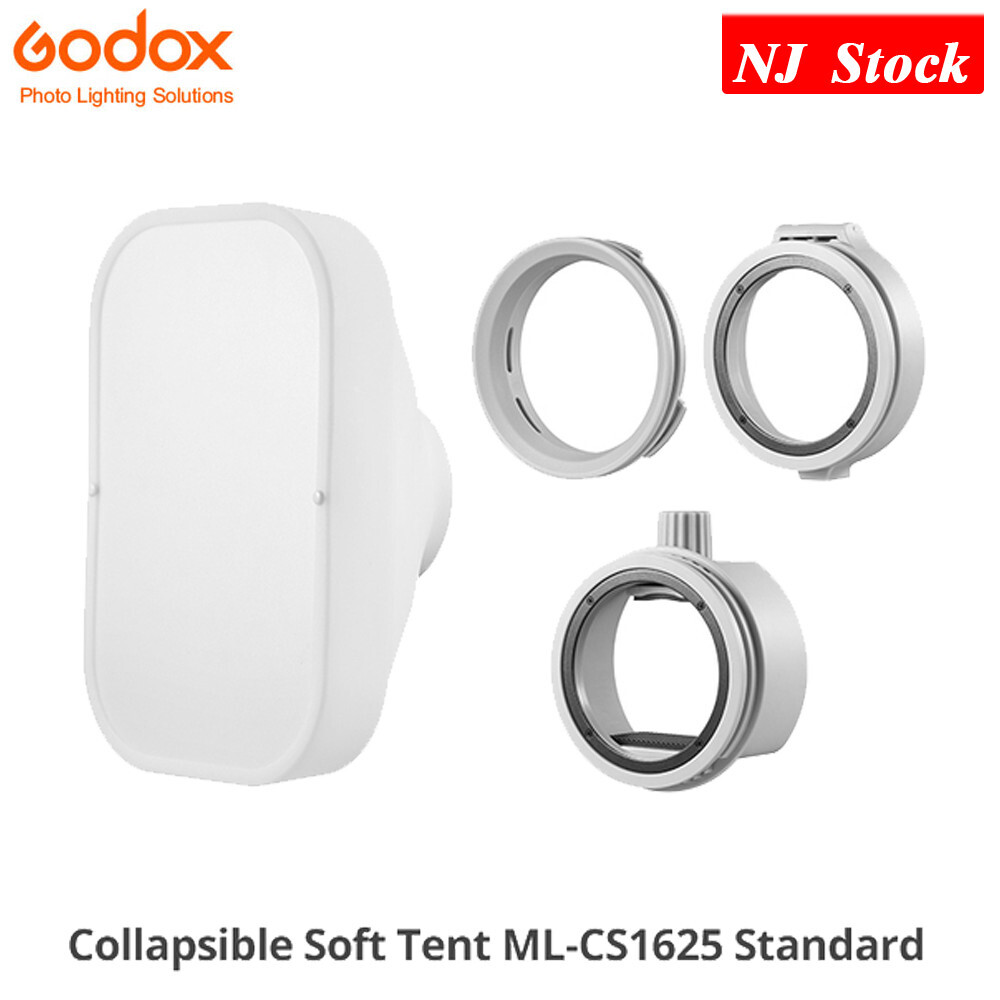 Godox ML-CS1625 Soft Tent Kit With 3 Adapter For Godox ML30 MLBI ML60 Ml60bi V1 Series Ad300pro Ad400pro