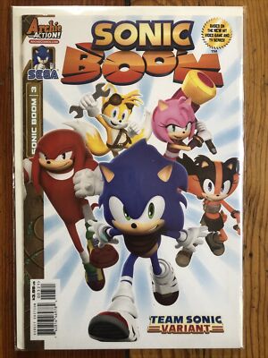 Sonic Boom #3 Cover B - SEGA ''Team Sonic'' Variant (2015 Archie Comics) NEW VF/NM