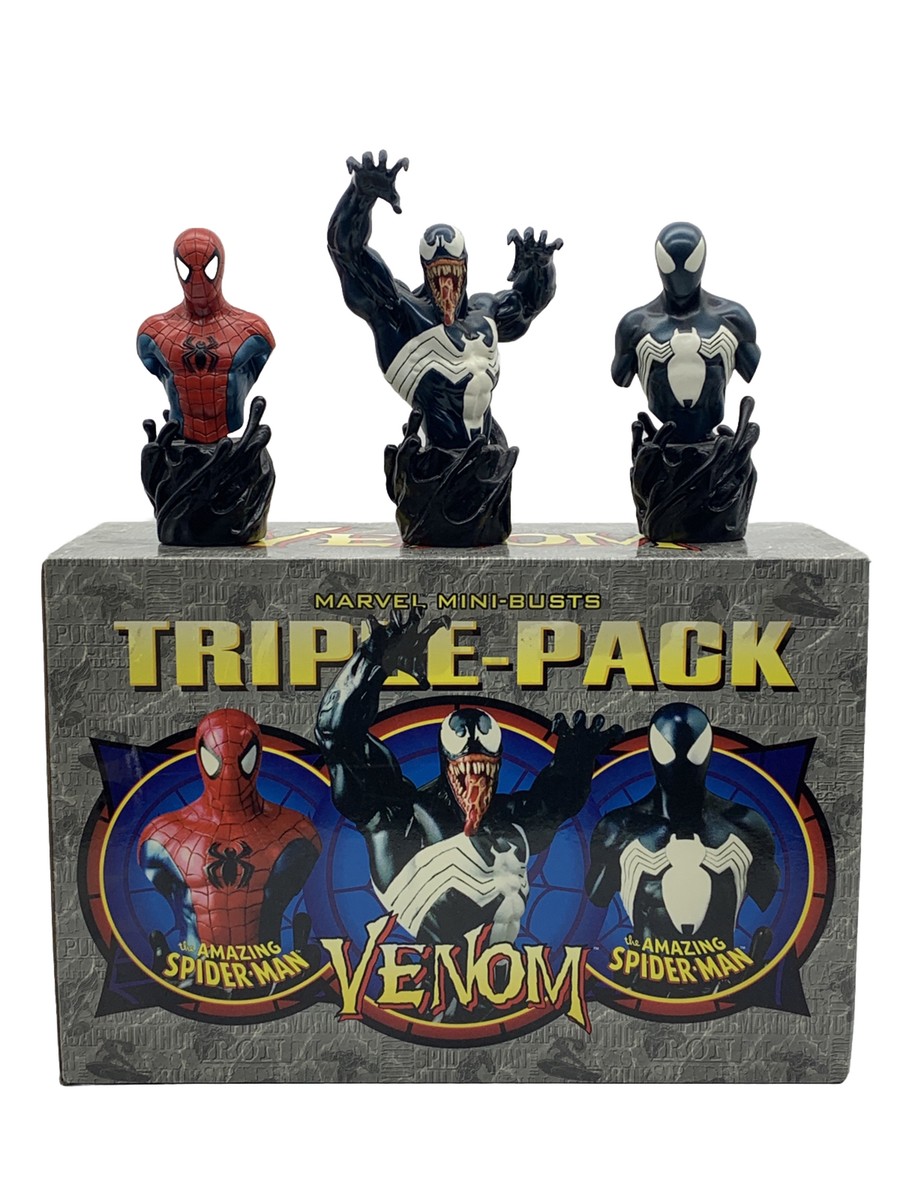 D*M様 3000体限定【限定品】Bowen カーネイジ MARVELミニバスト Bowen Venom & Amazing Spider-man Triple 3 Pack Marvel Mini