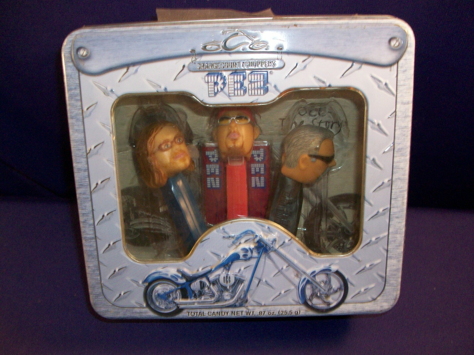 Orange County Choppers PEZ Candy Dispenser Collector Tin Gift Set eBay