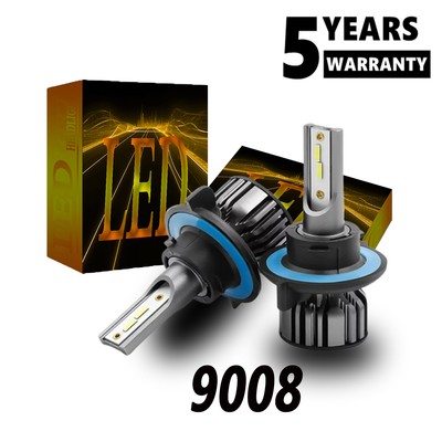For Ford E-250 Base Van 3-Door 2008-2014 H13/9008 LED Headlight Hi/Low Bulbs Kit