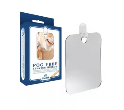 The Shave Well Company Deluxe Anti-Fog Shower Mirror | Fogless Bathroom Shavi...