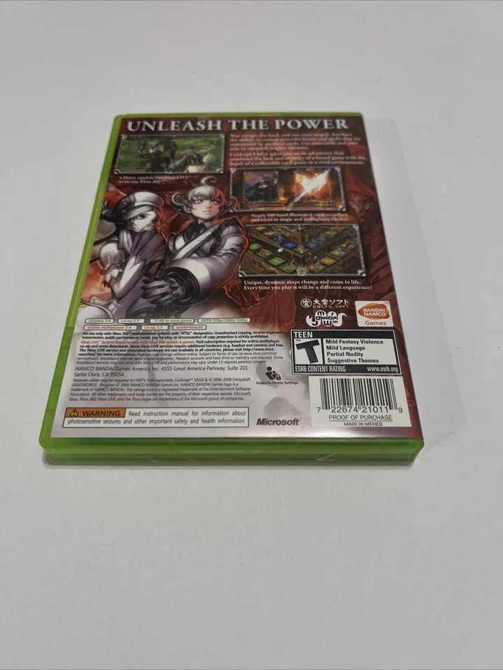 Culdcept Saga (Microsoft Xbox 360, 2008) CIB Complete Mint! - Image 2 of 4