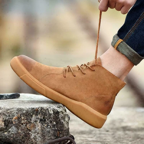 Hombres Botas Chukka Vestido Informales Zapatos Ligeros Inteligentes Informales Botas EE. UU. 6-12 - Imagen 7 de 13