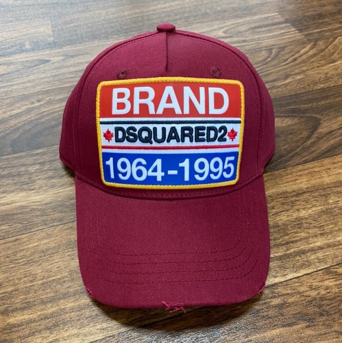 Burgundy Dsquared2 Cap / Hat , Brand 