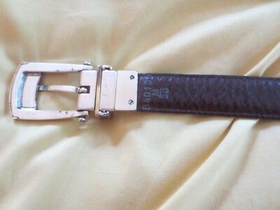 BRIGHTON B40139 BLK BRN REVERSIBLE Belt SILVER & GOLD  display picture 2