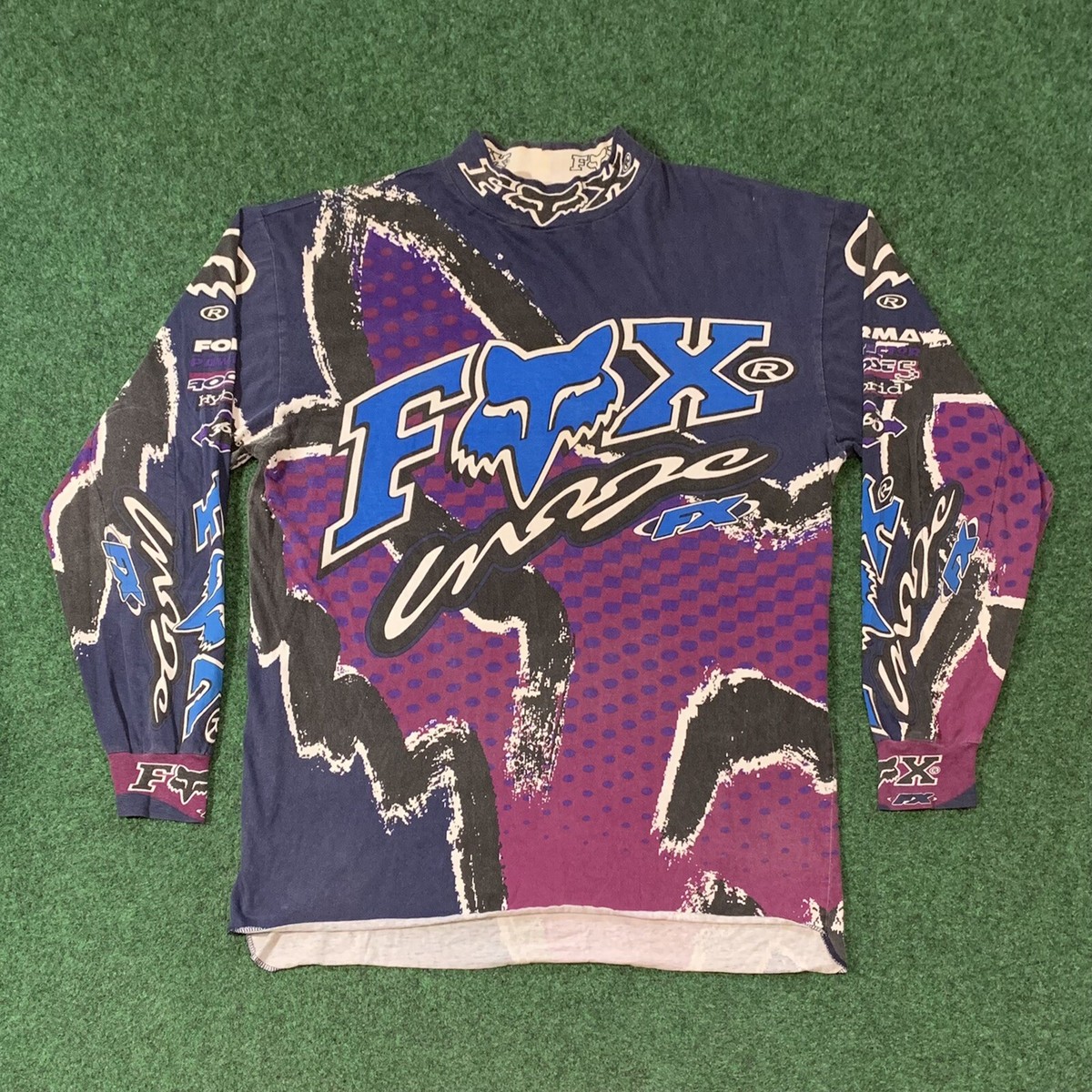 1995年製 fox racing / Yamaha print jersey