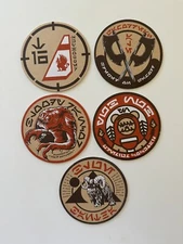 Oga's Cantina Star Wars Galaxy's Edge Cardboard Coaster  Set of  5 New Disney