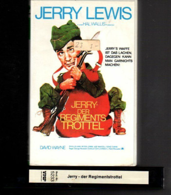VMP Video  Jerry Lewis   JERRY - DER REGIMENTS TROTTEL   VHS Rarität  