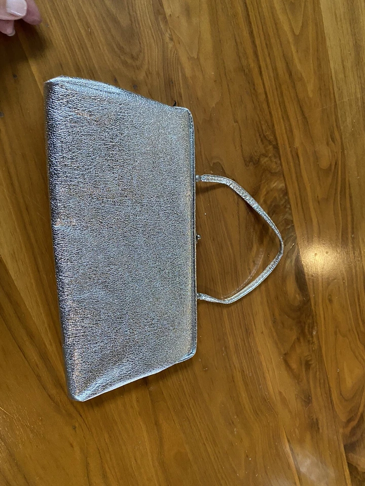 Rare vintage silver clutch evening bag purse - Image 4 of 4