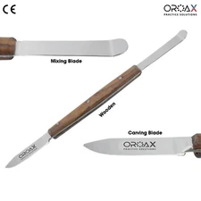 Espátula y cuchara para mezclar cera Dental Fahnestock, cuchillo 17cm OROAX