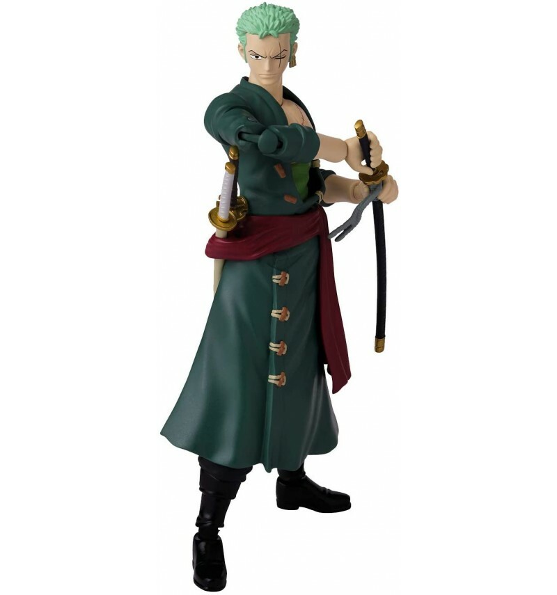 anime one piece bandai anime heroes one piece roronoa zoro action figure -  Busca na MCFLY COLECIONÁVEIS