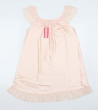 My Dream Womens Pink Polyester Blend Top Nightshirt Size M