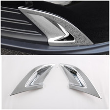 ABS Chrome Front Fog Light Tail Lamp Lid Cover Trim For 2023-2025 Honda Accord