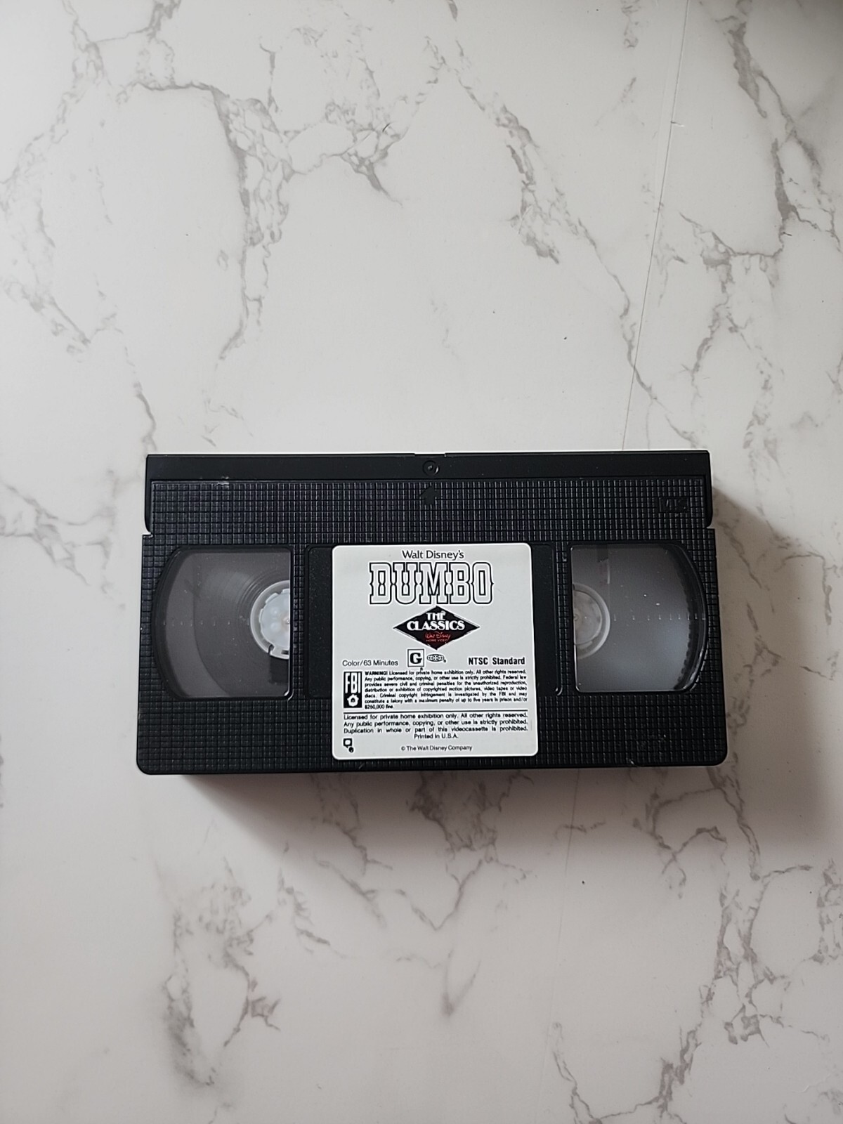 DISNEY BLACK DIAMOND DUMBO RARE VHS Tape, COMPLETE/TESTED SEE PHOTOS