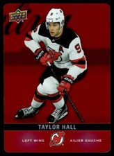 2019-20 Upper Deck Tim Hortons Red Die Cut Taylor Hall New Jersey Devils #DC-18