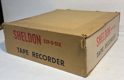 SHELDON SIX-O-SIX 4 Track 6 Transistor Microphone Tape Recorder