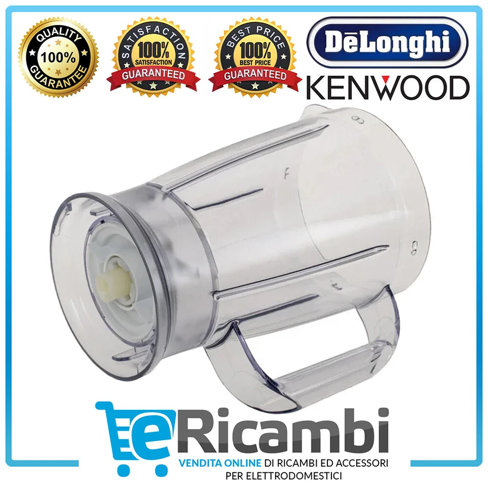 Bicchiere Frullatore + Lama 1,5 Lt Robot FPP22 FPP23 FDP30 Kenwood - KW714298 - Immagine 4 di 4