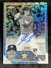 2023 Topps Chrome MINI DIAMOND REFRACTOR ROOKIE AUTO Korey Lee SSP