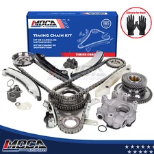 Timing Chain Kit Oil pump for 02-03 Dodge Ram 1500 Jeep Liberty V6 JETC Cam Gear